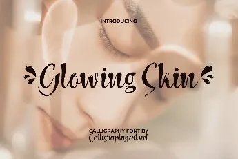 Glowing Skin font