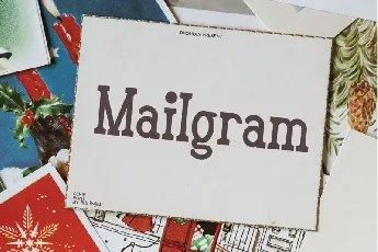 Mailgram font