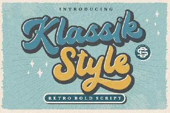 Klassik Style Script font