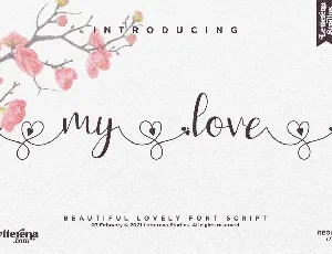 My Love font