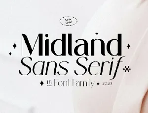 Midland font