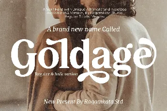 Goldage DEMO font