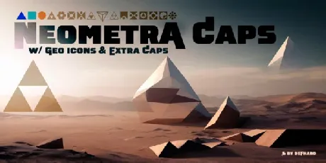 Neometra Caps font