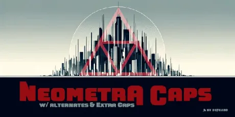 Neometra Caps font