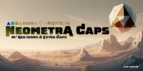 Neometra Caps font