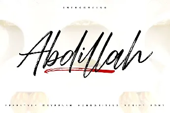 Abdillah font