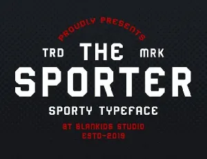 Sporter font