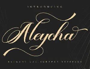 Aleycha font