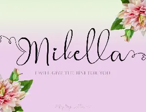 Mikella font