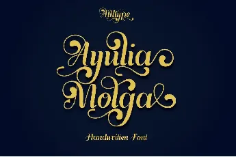 Ayulia Molga Demo font