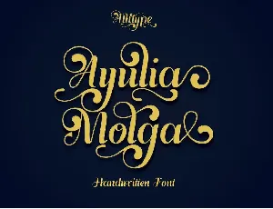 Ayulia Molga Demo font