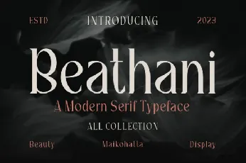 Beathani font