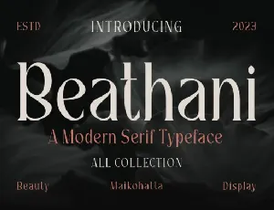 Beathani font