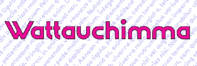 Wattauchimma font