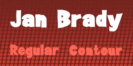 Jan Brady font