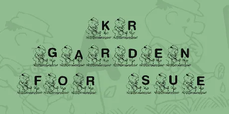 KR Garden for Sue font