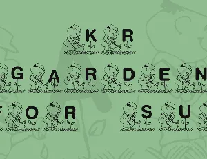 KR Garden for Sue font