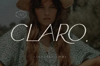 Claro Family font