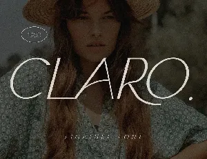 Claro Family font