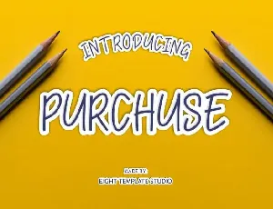 Purchuse Handwritten font