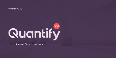 Quantify v2 Typeface font