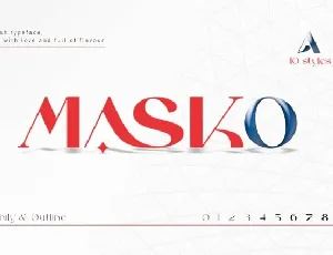 Masko font
