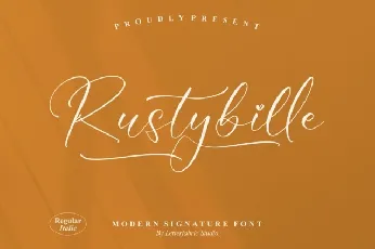 Rustybille font