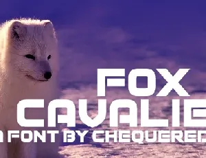 Fox Cavalier font