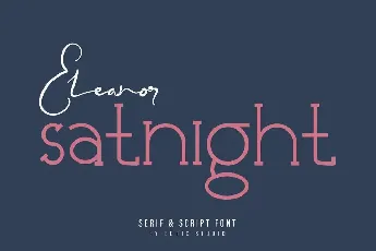 EleanorSatnightDemo font