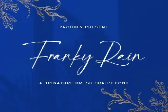 Franky Rain font