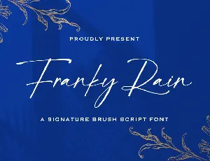 Franky Rain font