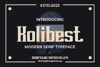 Kolibest font