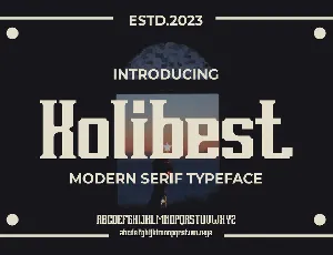 Kolibest font