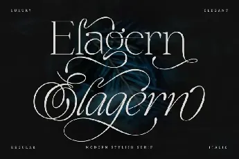 Elagern font