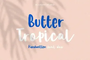 Butter Tropical Script font