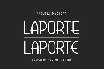 Laporte font