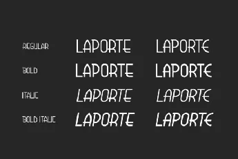 Laporte font