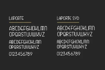 Laporte font