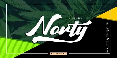 Norty font