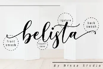 Belista Calligraphy font