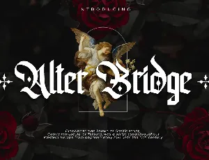 Alter Bridge font