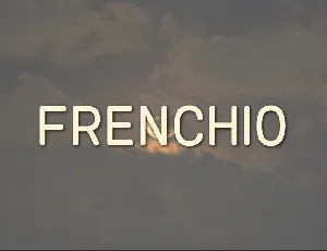 Frenchio font