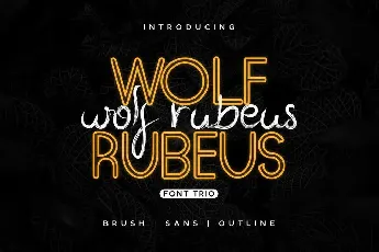 Wolf Rubeus Demo font