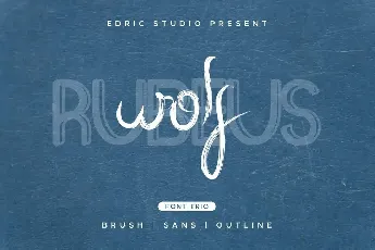 Wolf Rubeus Demo font