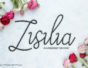 Zisilia Handwritten font