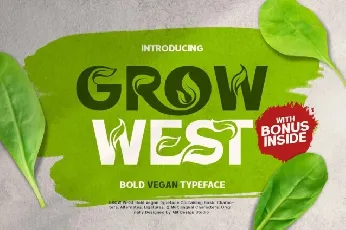 Grow West font