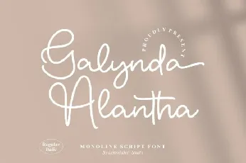 Galynda Alantha font