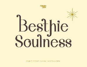 Besthie Soulness Demo font