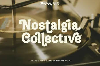 Nostalgia Collective font