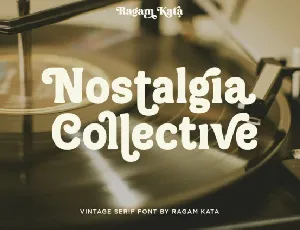 Nostalgia Collective font